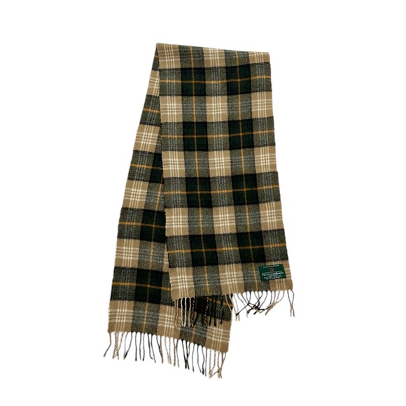 The Scotch House Lambswool Plaid Scarf Made in Scotland - Picture 1 of 6